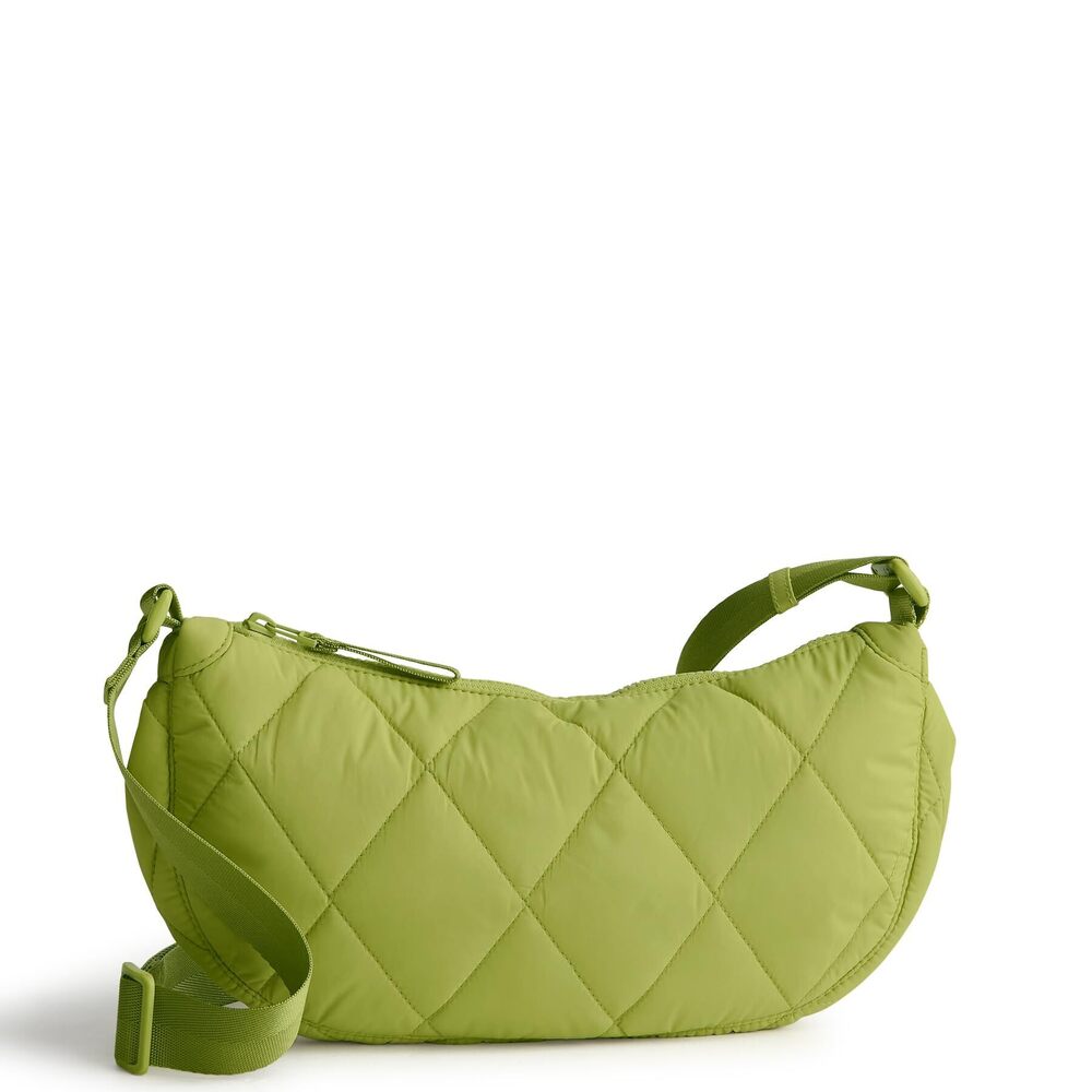 7567 Featherweight Springbrook Sling Crossbody, Spinach Green, One Size
